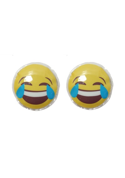 Sia Gülen Emoji Şekilli El Isıtıcı Sıcak Su Torbası Pvc 9 Cm 2 Adet