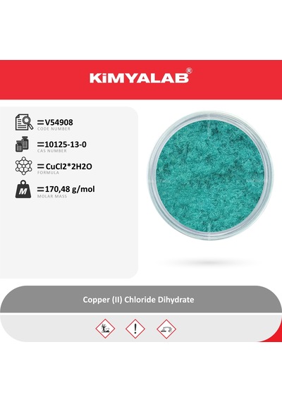 Kimyalab Bakır Klorür Copper II Chloride Dihydrate 1 KG