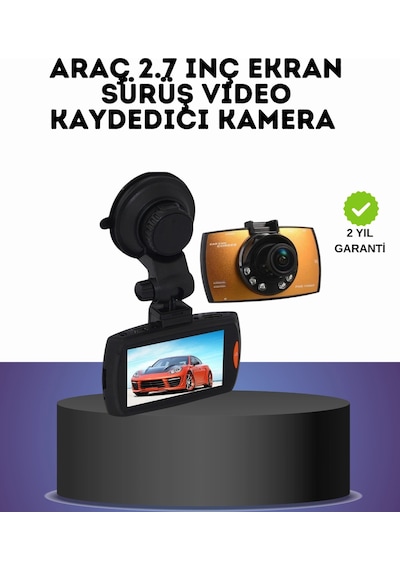 Zenvia Hd Araç Kamerası 2.7 İnç Ekran G Sensor Destekli Znv2026