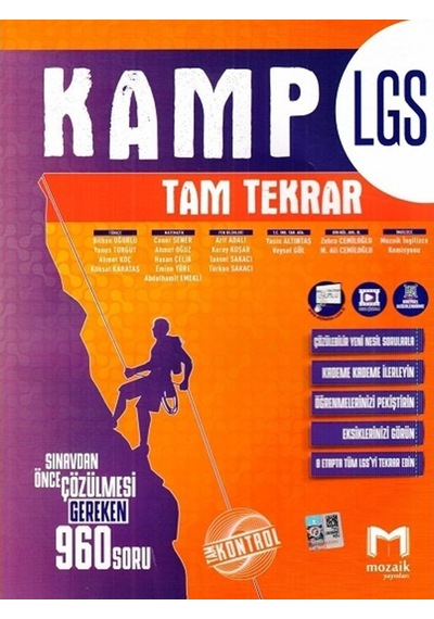 8.Sınıf LGS Kamp Tam Tekrar- Mozaik