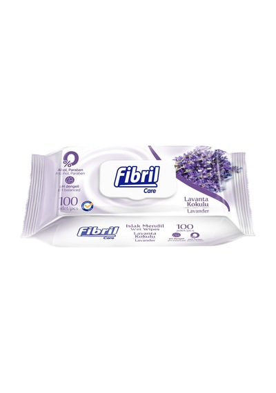 Fibril Care Lavanta Kokulu Islak Mendil 100'Lü