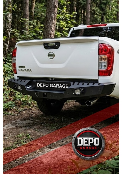 Ford Ranger Tam Uyumlu Lazer Kesim Metal Arka Tampon