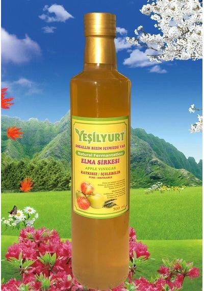 Elma Sirkesi%100 Doğal 500 Ml
