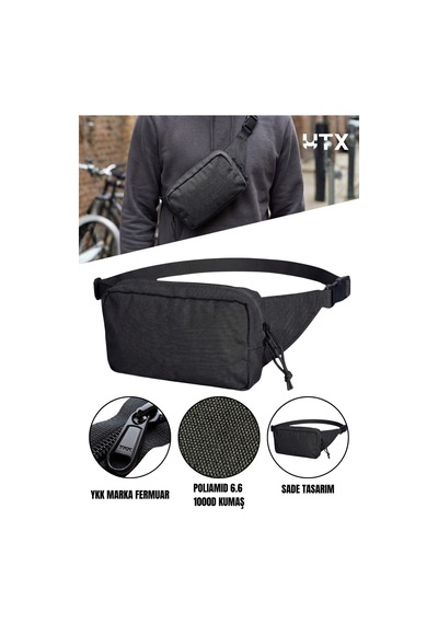Utx Grovuxa Lıte Unisex Günlük Bel/omuz Çantası Siyah