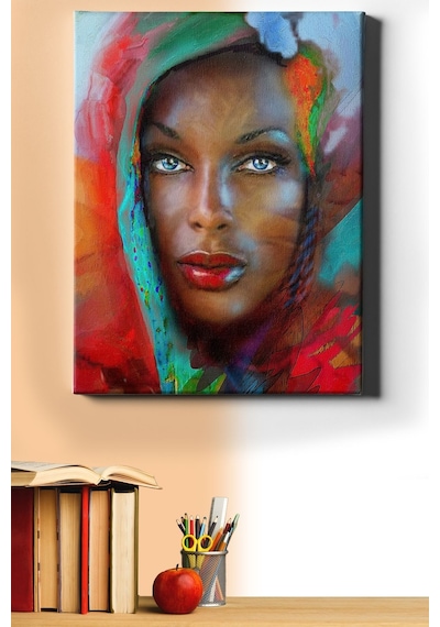 Webstyle Sayılarla Boyama Seti Kasnaklı Mavi Bakışlar 40 X 50 Cm