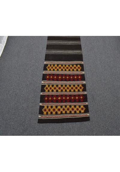 Zehra Abla Halı El Dokuma Nadir Otantik Kağızman Yün Yolluk Kilim 6305