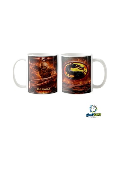 Mortal Kombat Baraka Kupa Bardak Tek Adet K0334 Çok Renkli