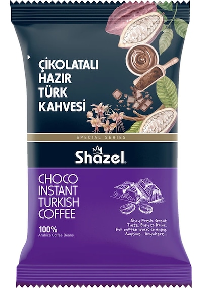 Shazel Çikolatalı Hazır Türk Kahvesi 100 Gr Öğütülmüş