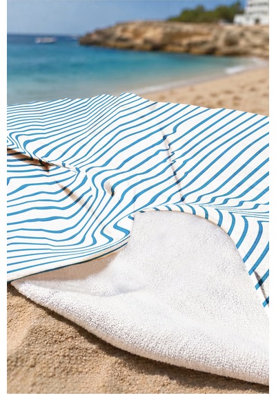 Çizgili Marine Plaj Havlusu - Lacivert Beyaz Minimalist Havuz Deniz Banyo Hızlı Kuruyan Sahil Örtüsü Pastel Karamel Çizgili Marine Plaj Havlusu - Lacivert Beyaz Minimalist Havuz Deniz Banyo Hızlı Kuruyan Sahil Örtüsü Pastel Karamel