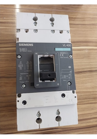 Siemens 3x400A/70kA termik ve manyetik ayar sahalı salter