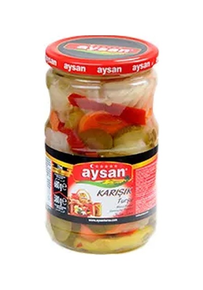 5 Adet Aysan Karışık Turşu 680 G