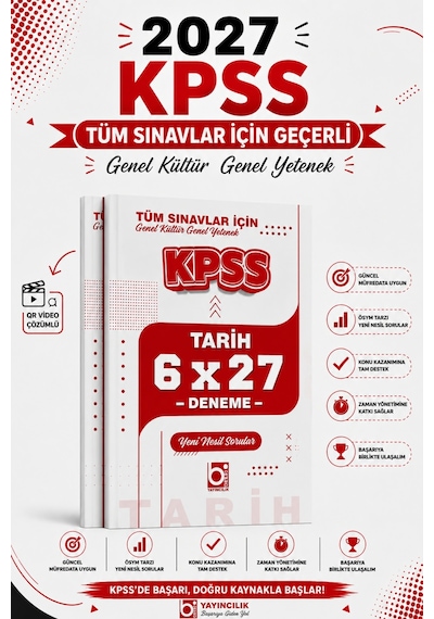 Bigelio 2027 Kpss Tüm Sınavlar İçin Tarih 6 X 27 Deneme Sınavı Bigelio Yayıncılık