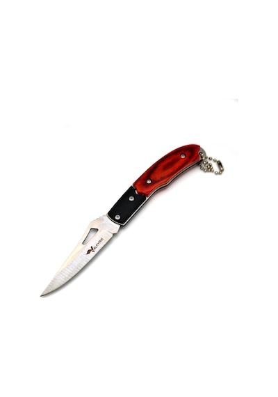 Valkyrie Katlanır Kamp Çakı 16cm 3cr13 Paslanmaz Çelik Mini Cep Kamp Bıçağı Outdoor Kullanım Anahtarlık Halkalı Kahverengi