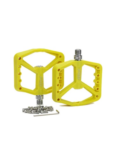 Enlee Ny-02 Sarı Plastik Gövdeli Kapalı Rulmanlı Plastik Pedal