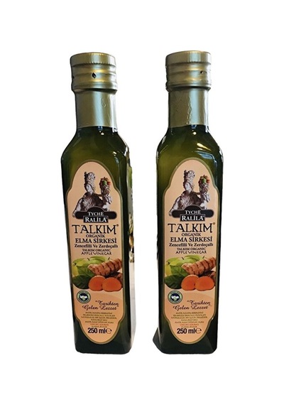 Ralila Talkım Organik Zencefil Ve Zerdeçallı Elma Sirkesi 250 Ml 2 Adet