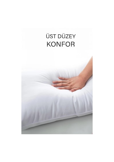 Clasy 1 Adet %100 Pamuk Yastık Dayanıklı Nefes Alabilir Yumuşak 700 Gram Beyaz