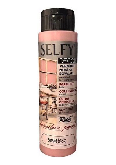 Rich Selfy Decor Vernikli Boya 500 Cc 5816 Elizya Renk