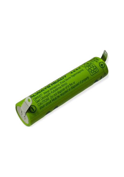 1.2 V 600 Mah İnce Kalem Aaa Şarjlı Tıraş Makinesi Pili