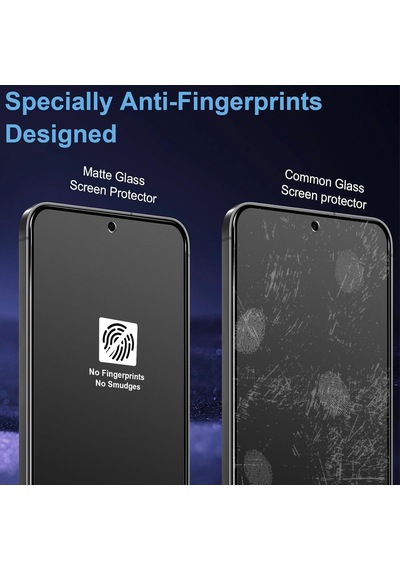 Samsung Galaxy S24 Plus İçin Privacy Temperli Cam 2 Adet - Yanlardan Siyah Görünüm, Kavisli Kenar, Parmak İzi Azaltıcı, Ultra İnce 0.3mm, Hassas Kesim