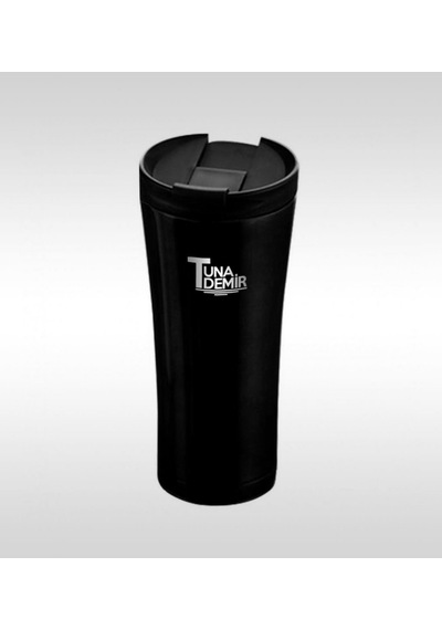 Kişiye Özel 3564 Siyah Paslanmaz Çelik Termos Mug 500 Ml