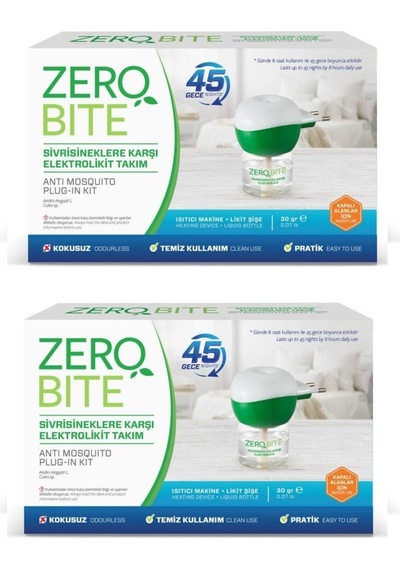 Zero Bite Elektrolikit Makine+yedek 45 Gece X 2 Adet