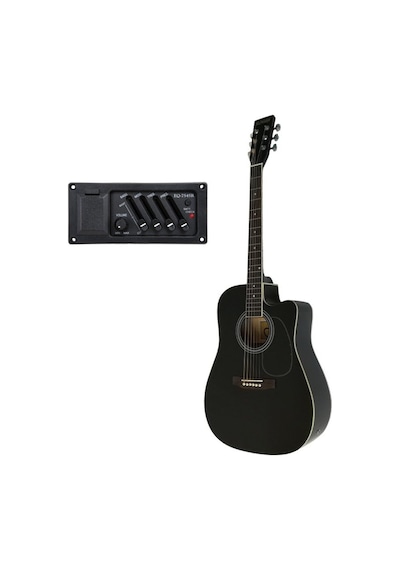 Almira F650N-Bkc Siyah Elektro Akustik Gitar