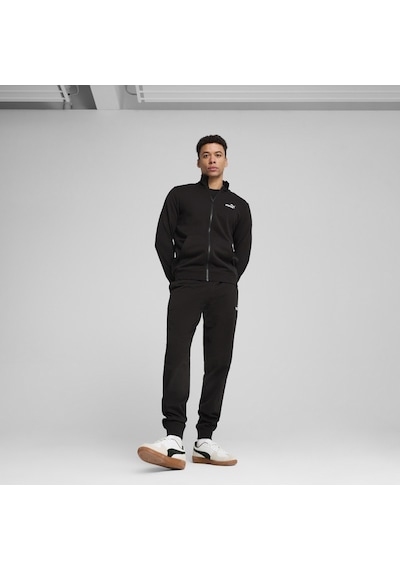 Puma Essentials No 1 Logo Track Erkek Siyah Dik Yaka Ceket Siyah