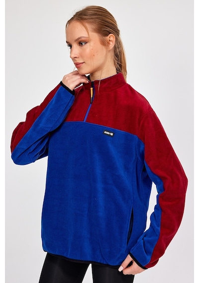 Alexandergardı Yarım Fermuarlı Oversize Polar E21-81100 001