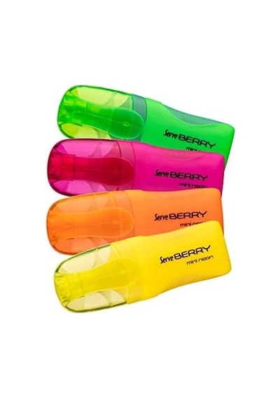 Mini Fosforlu Kalem, Neon, 4&apos Lü 103 Ivory