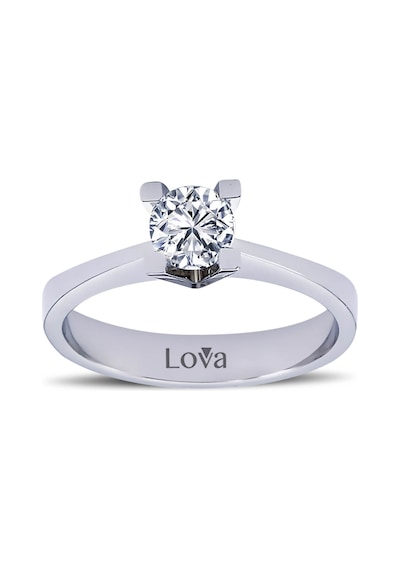 Lova D Renk 0,50 Karat Pırlanta Tektaş Yüzük - Hrd - 1050117