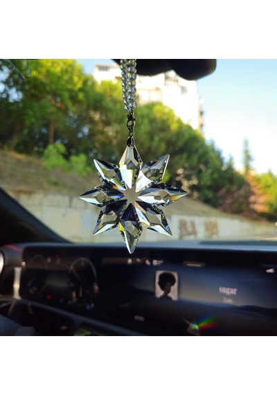 Kristal Araba Dikiz Aynası Süsü K-style Dikiz Aynası Süsü Araba Hediyesi-cam Kristal Kullanımı Yasal Ürün