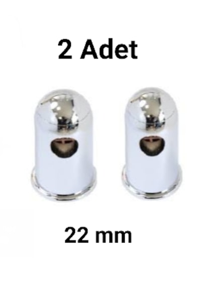 Robot Ve Sürgülü Duş Takımları İçin Boru Sabitleme Ayağı 2 Adet Krom