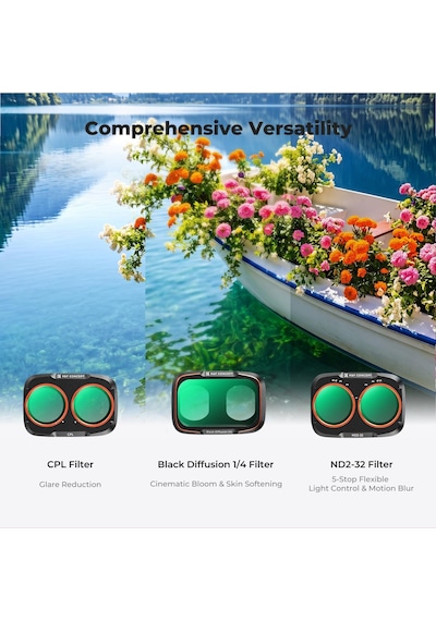 Djı Osmo Pocket 4p/xtra Muse2 Pro İle Uyumlu 3'lü Paket Filtre Diğer