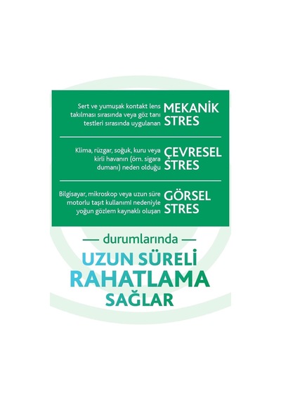 Tr Eye Göz Damlası 10 Ml, 4 Adet, Kontakt Lens Kullanıcıları İçin