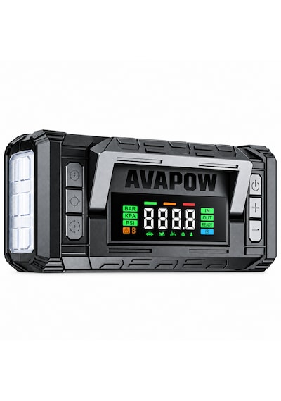 Tm28 Titan 20000mah 4000a Bitmiş Akü Çalıştıran Jump Starter+lastik Şişirme Taşınabilir Akü Takviye