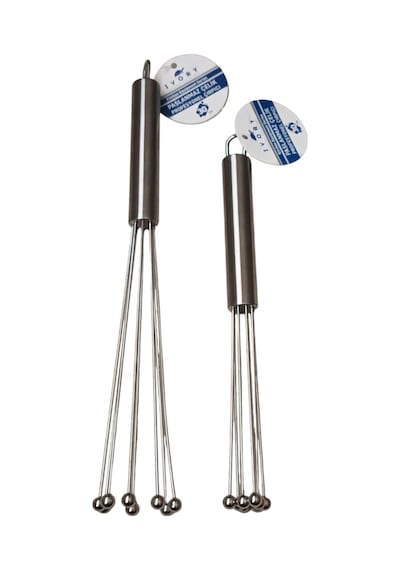Profosyonel Top Uçlu Ayarlanabilir Paslanmaz Uzun Çelik Çırpıcı 30 Cm Paslanmaz Çelik Diğer