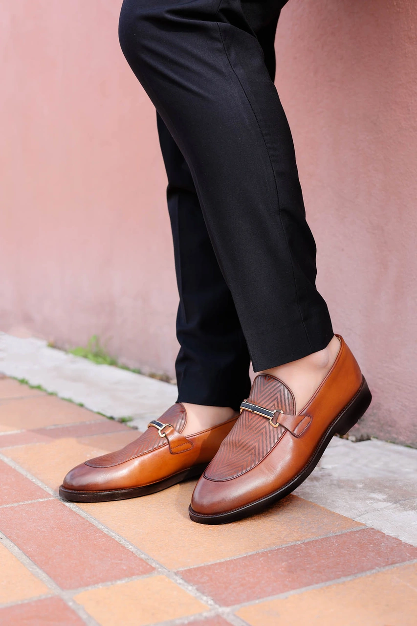 Fast Step Hakiki Deri Erkek Klasik Ayakkabı 778ma24-441bs Taba