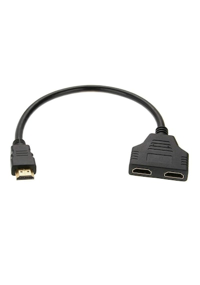 Forzacase 2 Port 4k Hdmı 1x2 Switch Ekran Monitör Splitter Çoğaltıcı Çoklayıcı Kablo 30cm - Fc1184