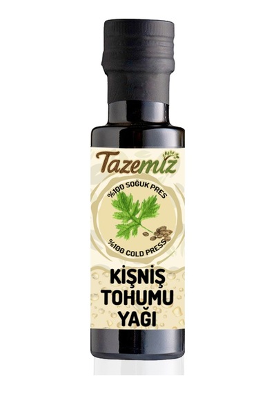 Tazemiz Kişniş Tohumu Yağı Soğuk Pres 100 ML