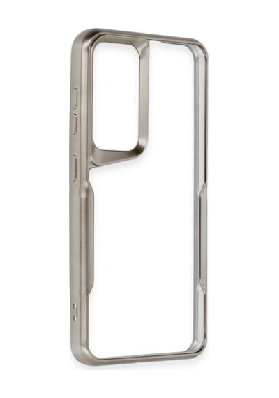 Samsung Uyumlu Galaxy A14 4g Kılıf Boyi Silikon Kapak - Titan Gri 0.2M-Çok Renkli