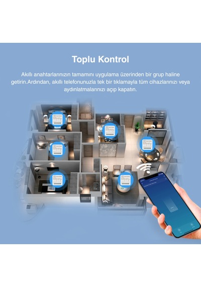 Onloi / Mobil Uygulama Kontrollü Tek Port Röle | OA0201