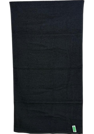 Kuaförler İçin Yüksek Emici A Kalite Baş Havlusu 90x50 Cm Siyah Siyah