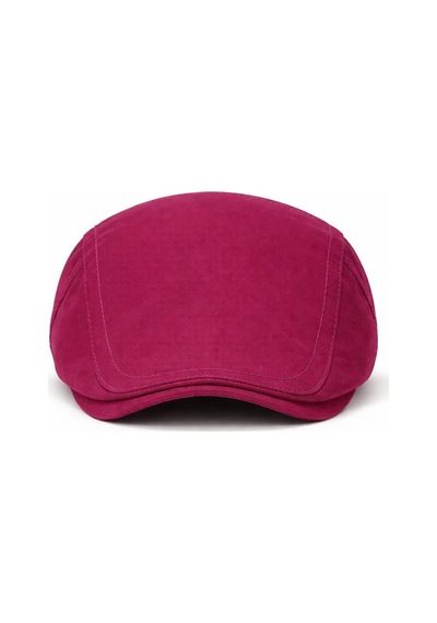 Valkyrie Erkek Şapka Kasket Düz Renk Ayarlanabilir Unisex Şapka Günlük Kullanım Yazlık Kasket Bordo