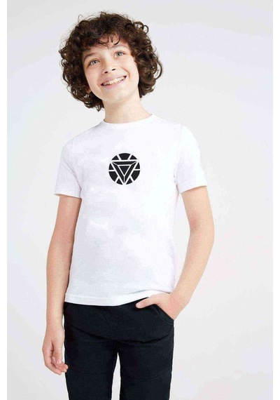 Tshirthane Arc Reactor 2 Baskılı Unisex Çocuk Beyaz Tshirt