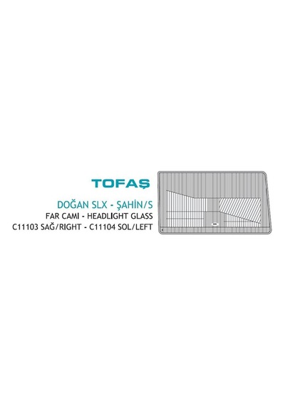 Far Camı Fıat Slx Sağ 1993-