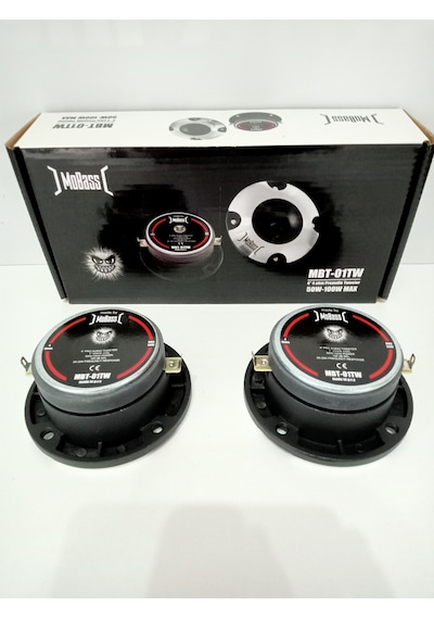 Mobass Dome Tweeter 10cm – 100w 50RMS 10cm Dome Tweeter Tiz