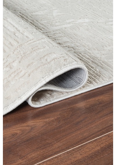 Kaşmir Halı 7/24 Buena Bella White 80x150 CM Salon Mutfak Halısı Yolluk Kilim