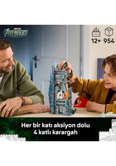 LEGO® ǀ Marvel Avengers: Doomsday Yeni Avengers Kulesi 76352 - 12 Yaş Üzeri için 6 Minifigür İçeren Oyuncak Yapım Seti (954 Parça)