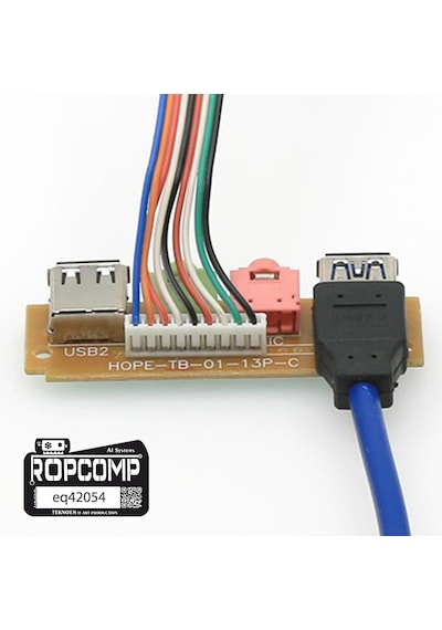 Ropcomp Pc Ön Panel Usb2/3 + 3.5mm Port Kulaklık + Mikrofon Kablo