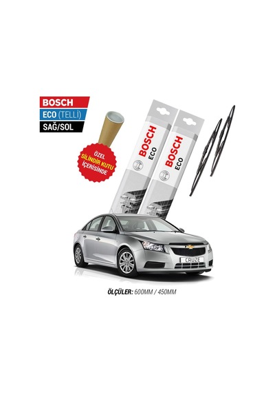 Bosch Eco Chevrolet Cruze Silecek Takımı (2009-2013)